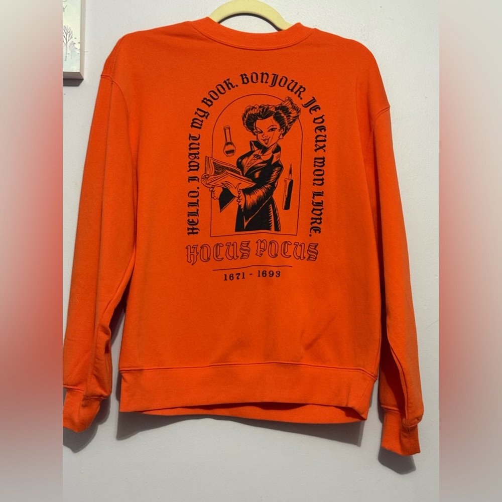 H&M Orange Graphic Women's Sweater